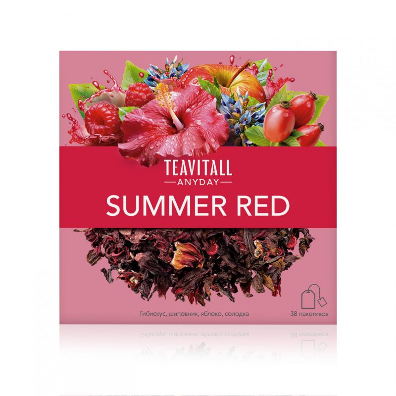 Чайный напиток Teavitall Anyday «Summer Red», 38 фильтр-пакетов